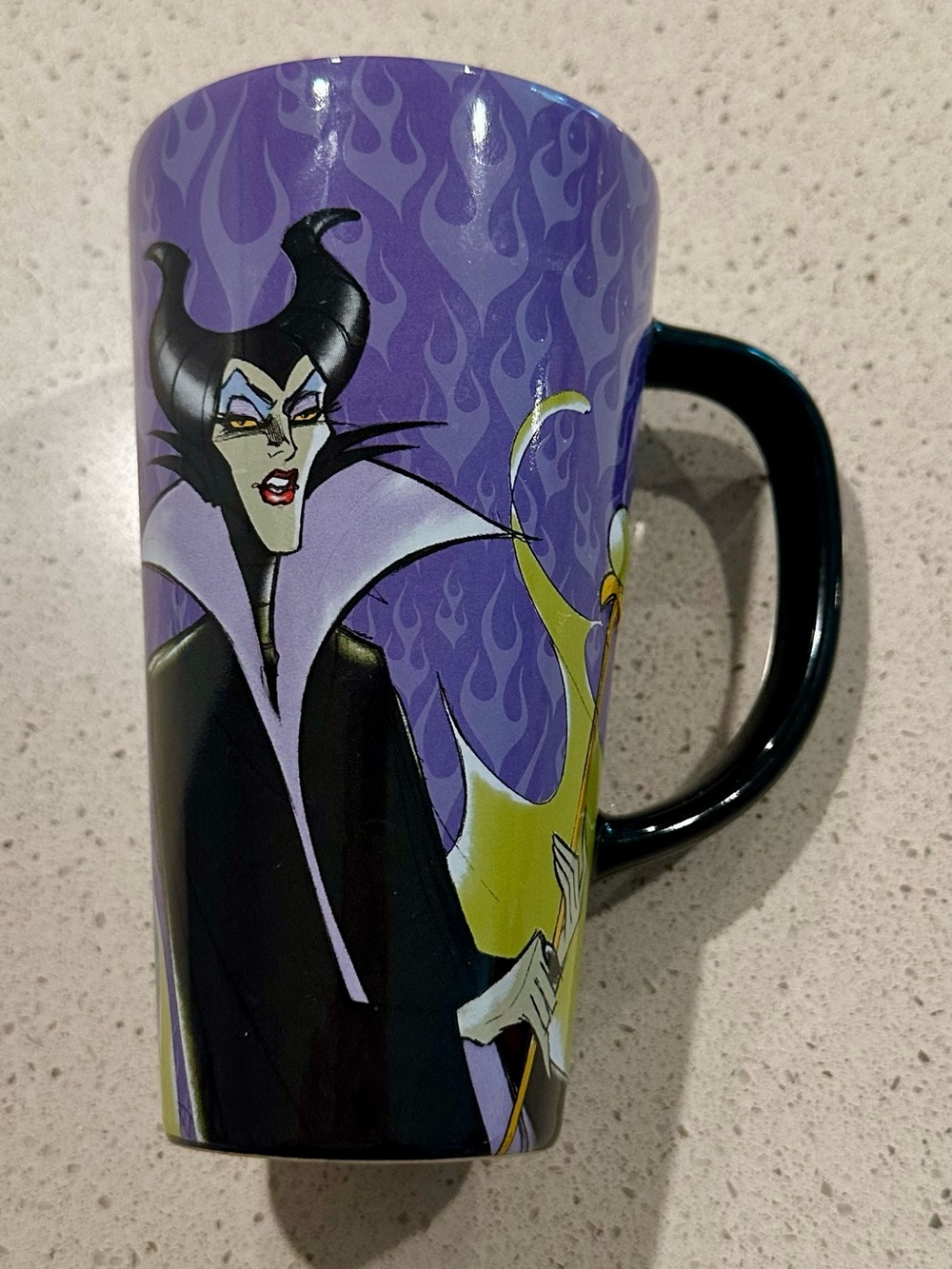 Disney Purple Maleficent Ceramic Mug with Black Handle